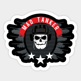 Hobby tanks! Mad Tanker Sticker